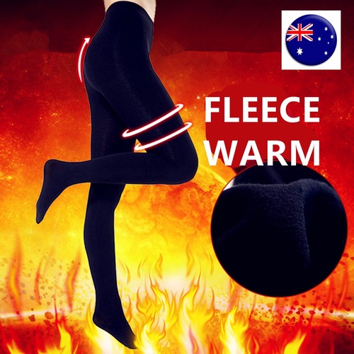 Women Warm Black 400D Thick or Fleece 