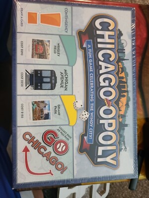 Late for the Sky Chicago-Opoly. A Fun Game ￼Celebrating The Windy City.