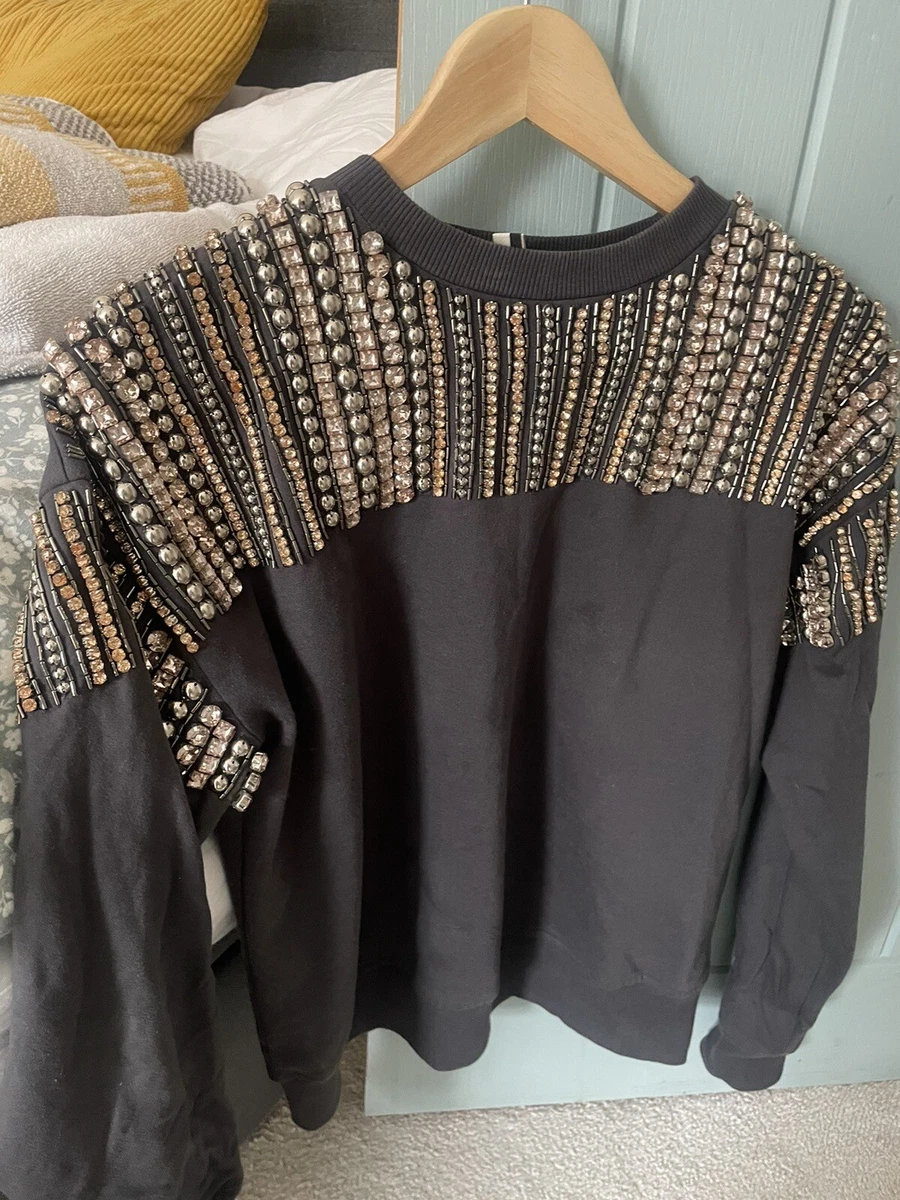 Embellished jumper best sale topshop