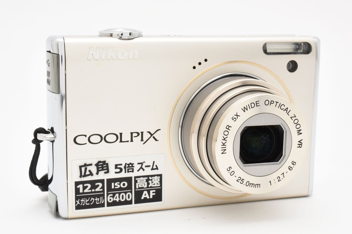 NIKON COOLPIX S640 12.3MP Compact Digital Camera Silver [EXC++]