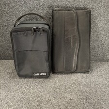 Case Logic 15 CD Black Carry Case and 20 CD Soft Wallet Style Case.
