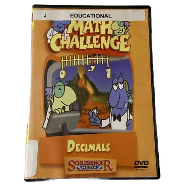 Math Challenge Decimals Dvd Mathematics Teachers Guide 2002 Schlessinger BBC