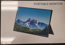 15.6" Portable Monitor 1080P Second Screen HDMI USB C Built-in Dual Speakers