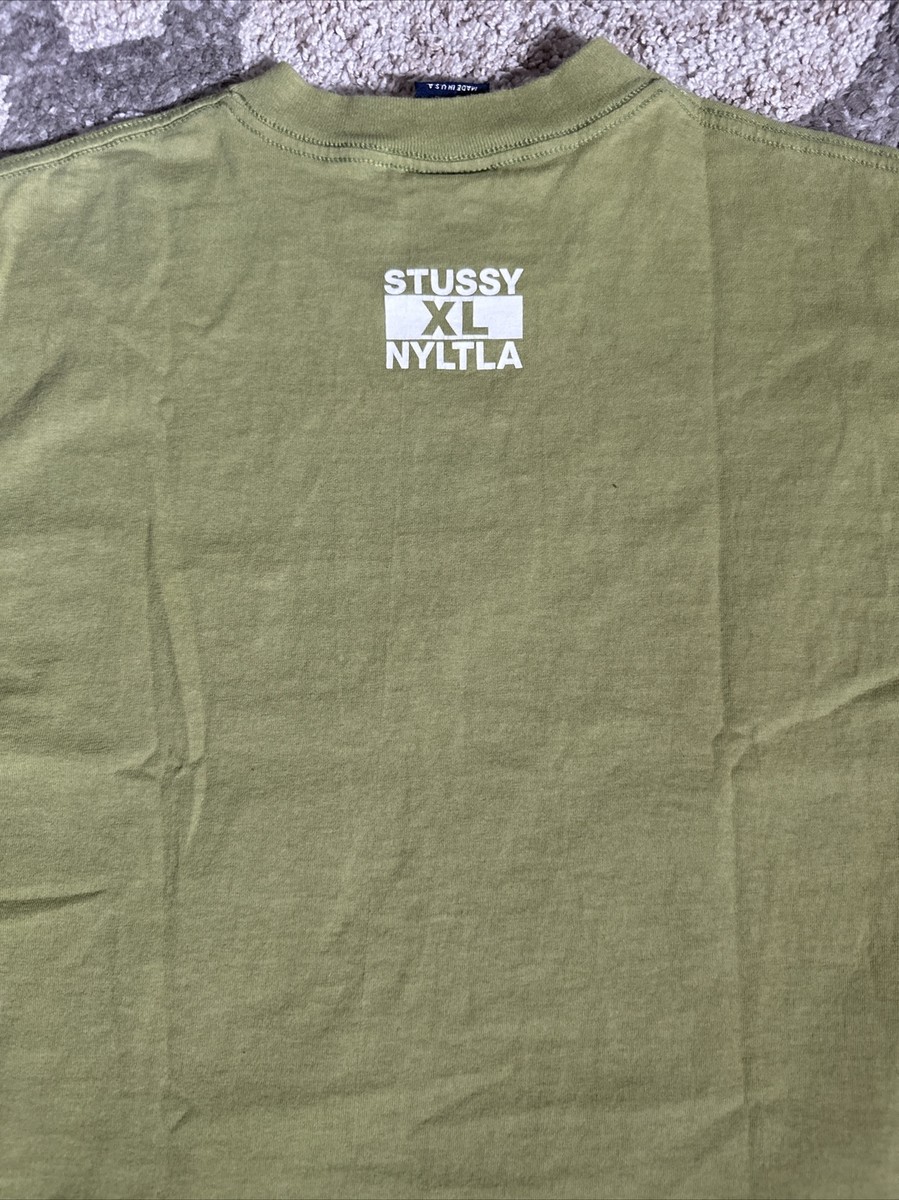 Vintage Stussy Spellout Shirt Large 90s Skate Pistachio Vintage Stussy Spellout Shirt Large 90s Skate Pistachio