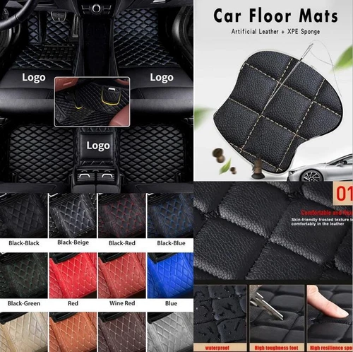 For Lexus ES Series Car Floor Mats Carpets All Weather Floor Liners Waterproof - Bild 15 von 36