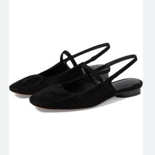 NEW Vince Venice Suede Slingback Square Toe Mary Jane Size 6.5