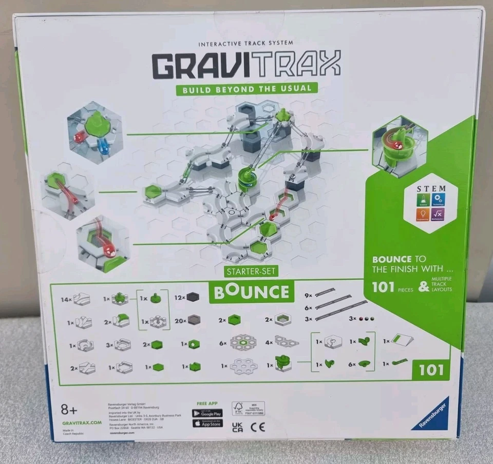 Gravitax Starter Set Bounce Build Beuond The Usual Ravensburger. Sealed. - Image 3 of 4