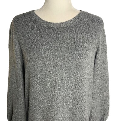 Marled Knit Sweater Dress Womens S Gray Long Sleeves Crewneck Knee Length | eBay Marled Knit Sweater Dress Womens S Gray Long Sleeves Crewneck Knee Length | eBay