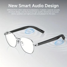 Intelligent Communication Bluetooth Glasses Anti Blue Light,Smart Glasses for PC