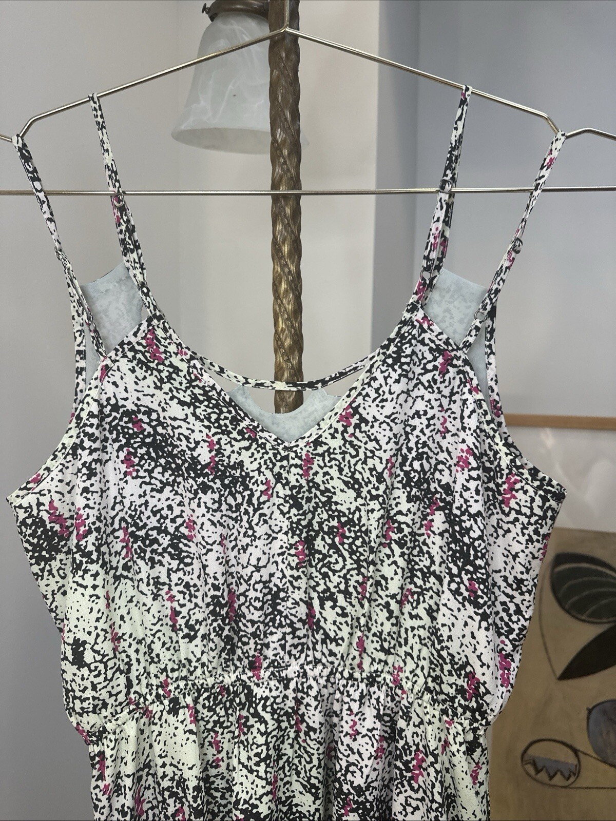 BCBGeneration Sleeveless Spaghetti Strap Berry Mu… - image 4