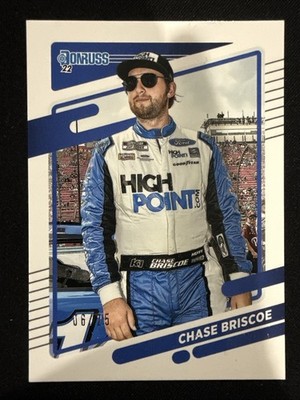 2022 Donruss NASCAR Chase Briscoe No. 62 Artist s Proof #/25 Driver Card