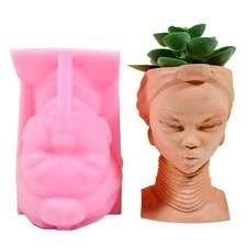Goddess Pen Holder Silicone Mold Table Ornament Succulent Planter Flowerpot Mold