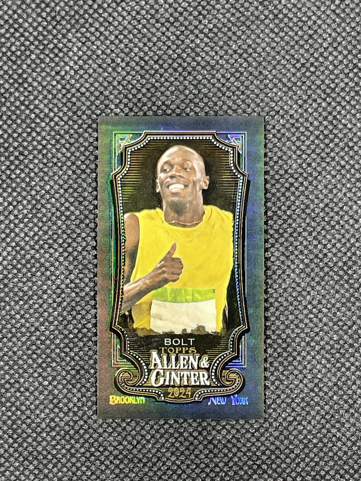 Usain Bolt #208 Baseball Cards 2024 Topps Allen & Ginter X Chrome trading card — raw and PSA graded price guide