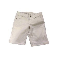 Girls Justice Denim White Girlfriend Shorts size 10.5