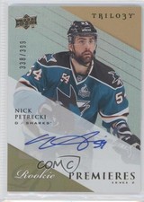 2013 Trilogy Rookie Premieres Level 2 /399 Nicholas Petrecki Nick #189 Auto 9mx