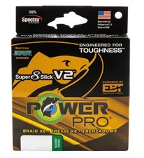 Power Pro Super 8 Slick V2 Moss Green 8LB 150yds