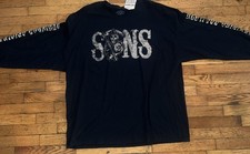 NEW Sons of Anarchy Long Sleeve T Shirt Mens Size 3XL Black Redwood Original