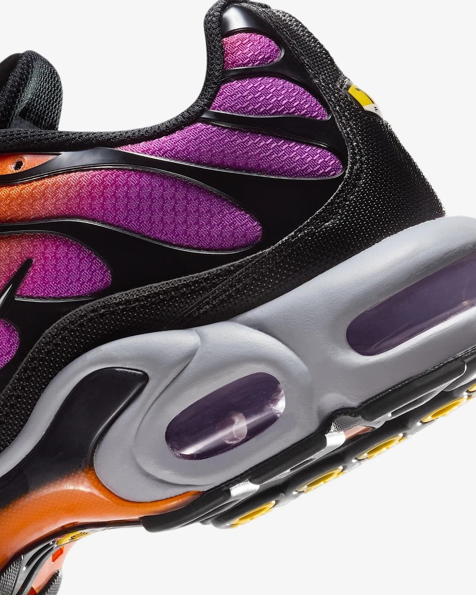 Size 10.5 - Nike Air Max Plus Total Orange Vivid Purple for sale