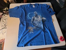Vintage Orlando Magic Signed T-Shirt Mens Sz L Darrell Armstrong #10 Basketball 