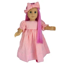 American Girl Just Like You Truly Me #87 Doll Pink Hair Blue Eyes Beautiful EUC