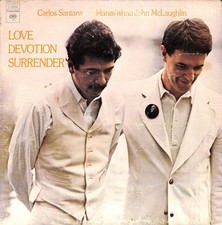 Carlos Santana - Mahavishnu John McLaughlin – Love Devotion Surrender - LP