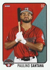 2026 Hickory Crawdads Set #1 Paulino Santana Texas Rangers