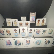 Authors Card Game Whitehall Games inc. Newton, MA 1987 Missing 1 Author Card
