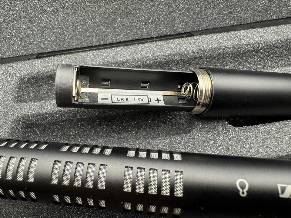 Micrófono de escopeta Sennheiser ME66 con fuente de alimentación K6 y estuche Foto 3 de 4