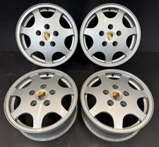 Porsche 16" Design 90 Alloy Wheels - 6x16 8x16 ET52.3 - 964 924S - Genuine
