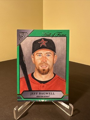 2020 Topps Gallery - Hall of Fame Gallery Jeff Bagwell #HOFG-9 Green /250