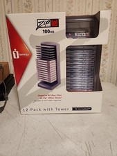 Iomega Zip Brand Mini-Tower Organizer 12 100 Mb Disks Factory Sealed NOS