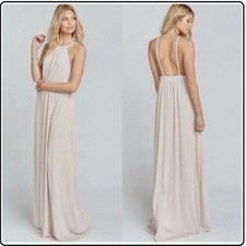 Show Me Your Mumu Amanda Maxi Dress NWT Beige Spring Summer XL