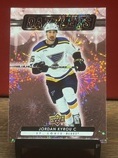 Jordan Kyrou 2023-24 Upper Deck Series 2 Hockey Dazzlers Pink #DZ-52 Odds 1:72