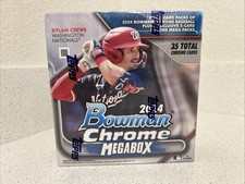 2024 Bowman Chrome Baseball Mega Box Sealed (5 Packs + 2 Chrome Mega Packs)