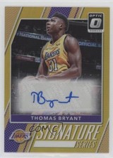 2017 Donruss Optic Signature Series Gold Prizm 10/10 Thomas Bryant #12 Auto 0c3
