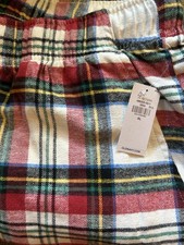 Old Navy Unisex Flannel Pajama Pants Red Plaid XL  Waist 36  Inseam 30 NWT