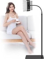 Tablet Floor Stand Gooseneck Phone Holder Mount Universal for iPad/Tablet/iPhone