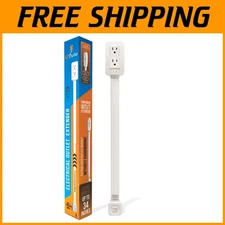 Rotating Electrical Outlet Extender, 2 AC Outlets