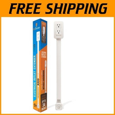 Rotating Electrical Outlet Extender, 2 AC Outlets