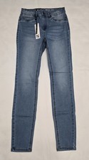 Image of Noisy May Women Light Blue High Rise Skinny Jeans Available in various sizes