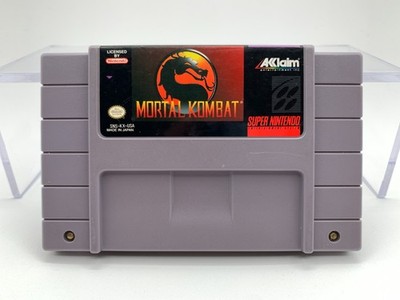 MORTAL KOMBAT Super NES SNES ~Authentic, Cleaned & Tested~ SNS0007