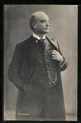 actor vilh. Herald, Postcard 