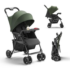 MAMAZING LS04 Lightweight Umbrella Travel Stroller with Near-Flat Recline Seat