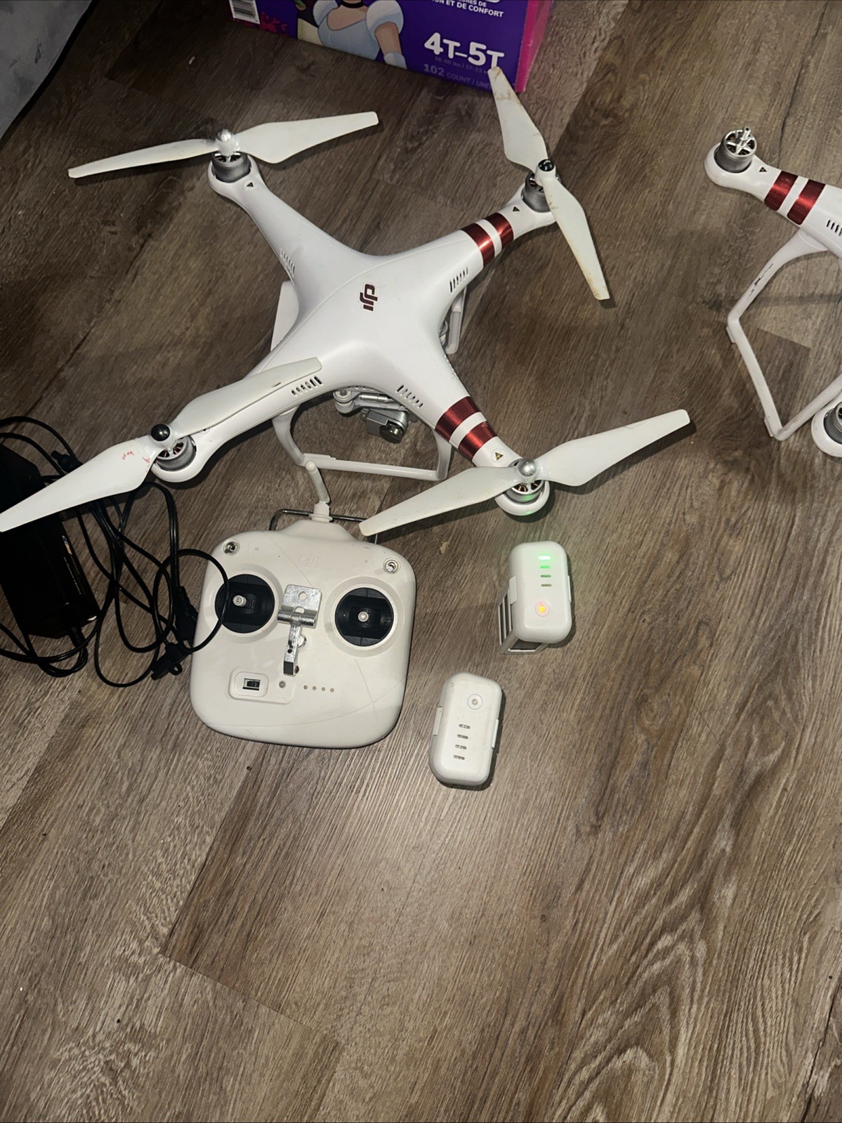 DJI Phantom 3 Standard Drone Bundle - 1 Working & 1 for Parts-image