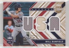 2018 Panini Elite Extra Edition USA Materials Gold 77/99 Will Banfield 1u6