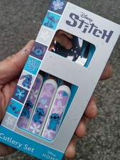 Disney Stitch 3 Piece Cutlery set spoon knife and fork