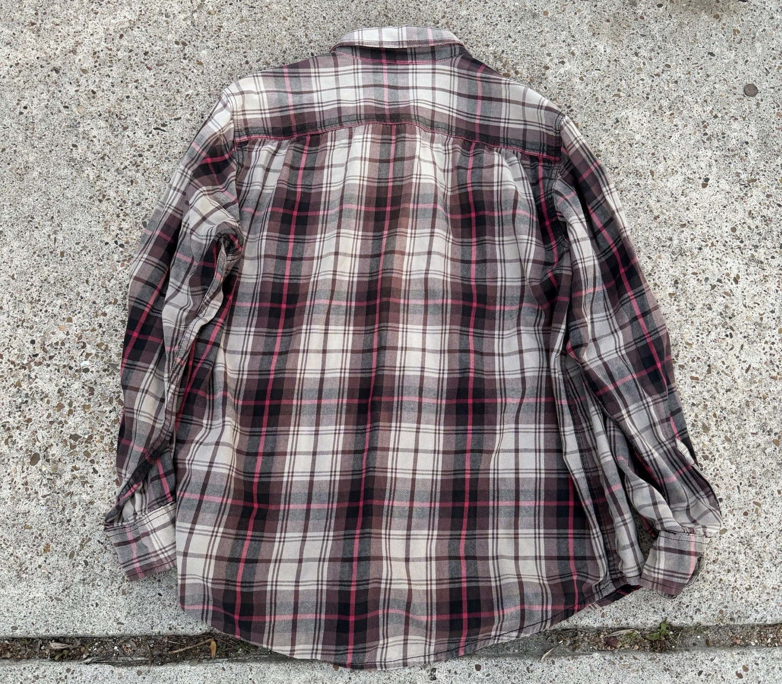 Flannel Bundle Size Large (5) Button Ups - image 10