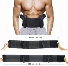 Belly Band Gun Holster Concealed Carry Elastic Waistband Women Men Right Left