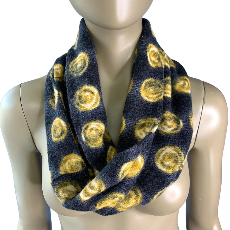 Bufanda tejida Anthropologie Madison 88 mezcla de lana capucha cabeza rebotada talla única dorada  Foto 3 de 4