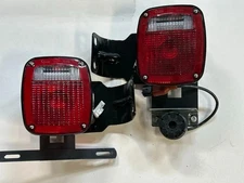 GROTE 5370 5371 TAIL LIGHTS Set Truck Trailer 5391-72 5371-93 U Bracket w/Backup